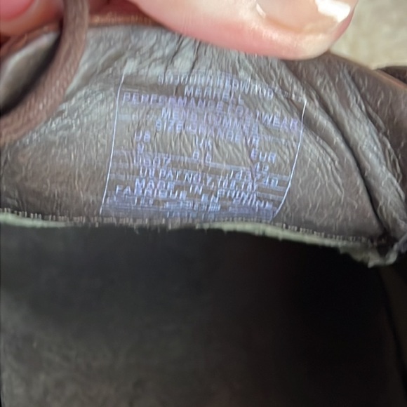 MERRELL SOJOURN REDWOOD MENS LEATHER SZ 9 GORPCORE WORKWEAR CASUAL OXFORD - Picture 9 of 9